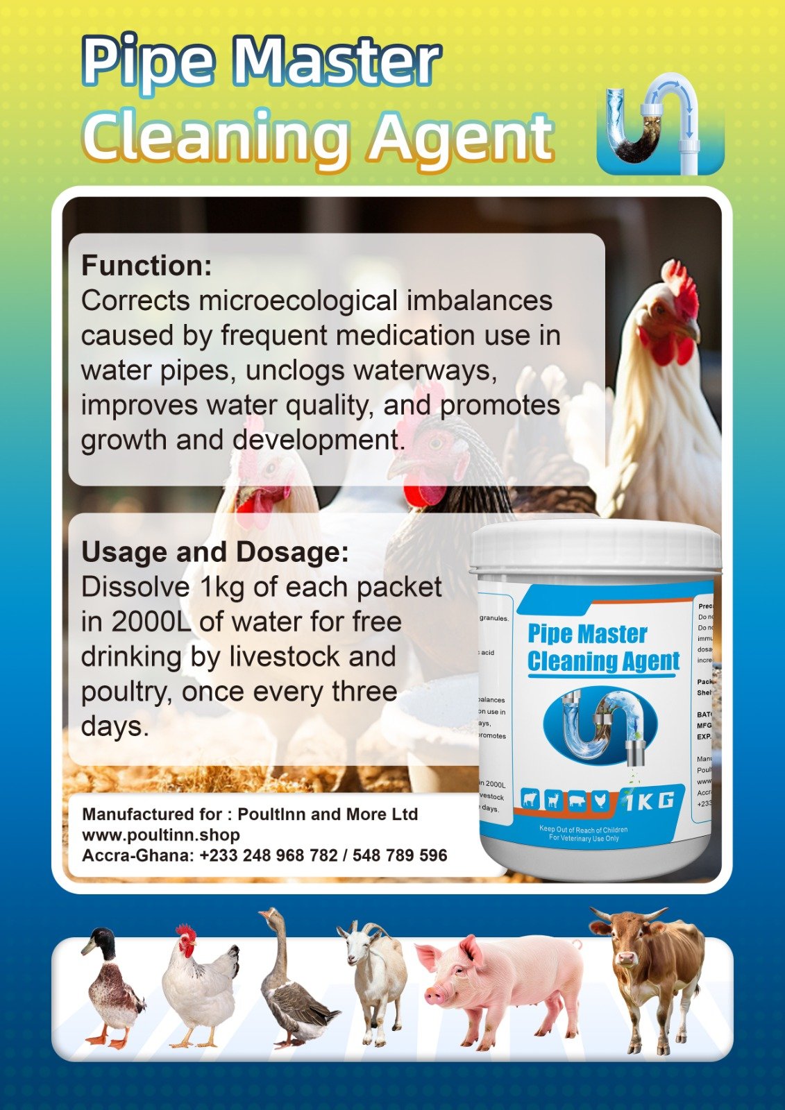 Pipe Master Cleaning Agent - Image 2